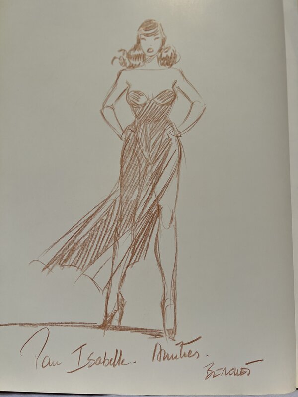 Pin-Up by Philippe Berthet - Sketch