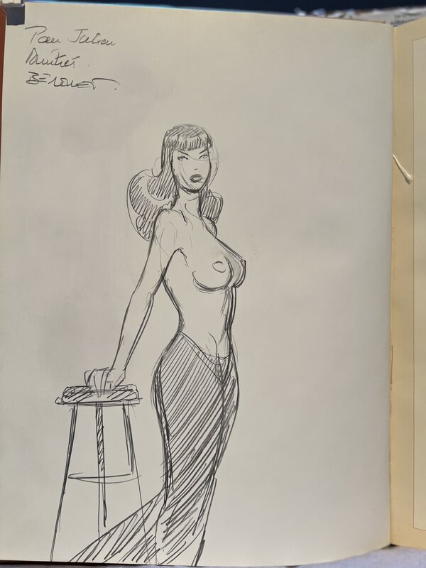 Pin-Up by Philippe Berthet - Sketch