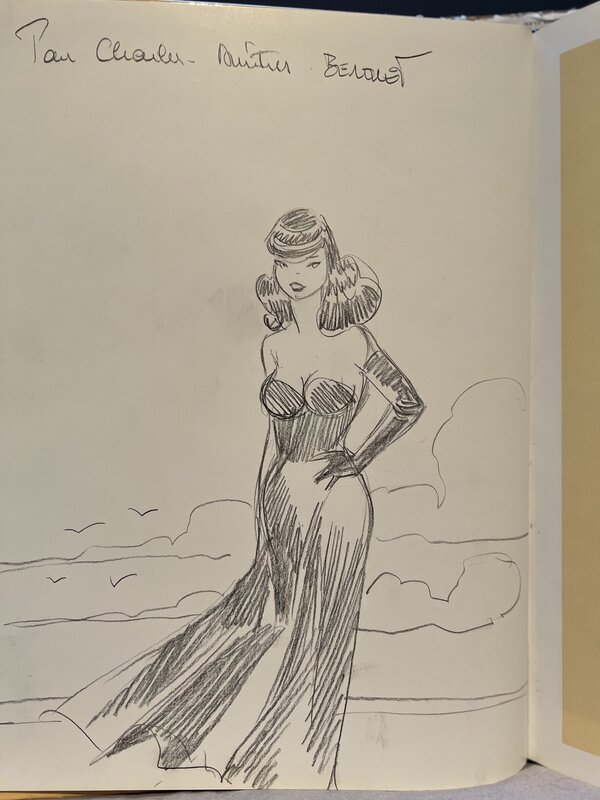 Pin-Up by Philippe Berthet - Sketch
