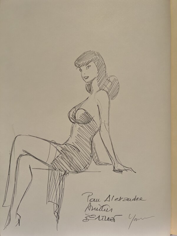 Pin-Up by Philippe Berthet - Sketch