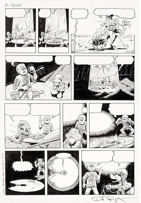 Don Rosa, 7 - Le Rêveur du Never Never - P8 - Planche originale