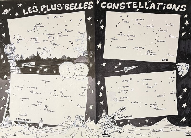 Cosmic Connection par Walli - Planche originale