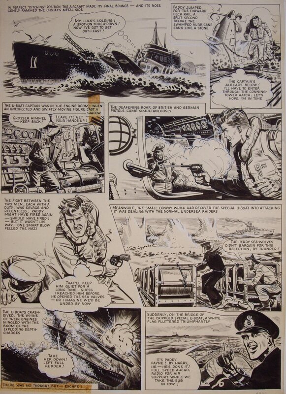 Paddy Payne par Joe Colquhoun - Planche originale