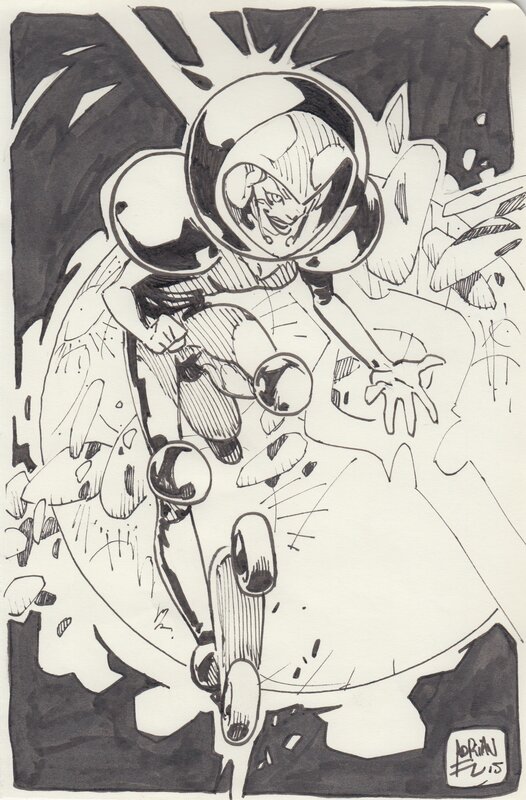 Espace by Adrián Fernández Delgado - Original Illustration