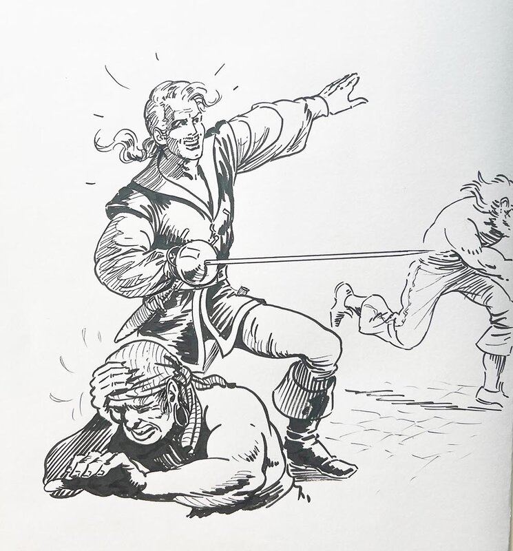 François Jarry, Les fils de l'aventure (tome 1) - Sketch