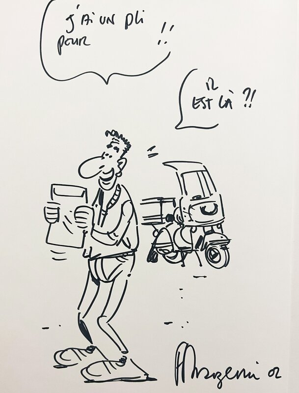 Frank Margerin, Momo le coursier (tome 1) - Sketch