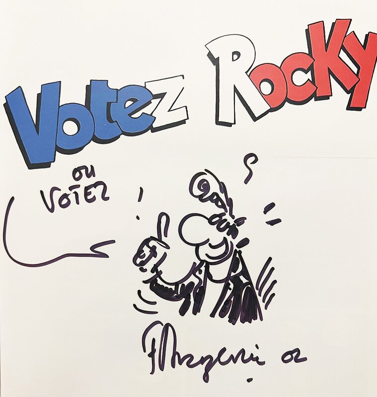Votez Rocky by Frank Margerin - Sketch