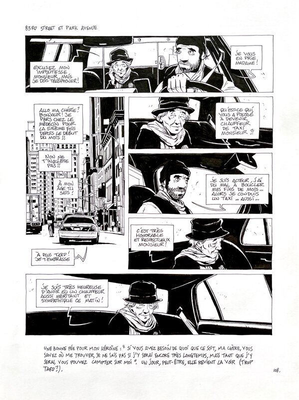 Christophe Chabouté, Yellow Cab - Planche 108 - Comic Strip