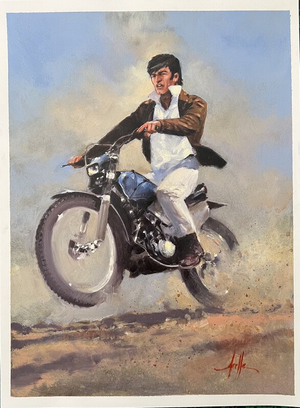 Bob Morane par Paolo Grella - Illustration originale
