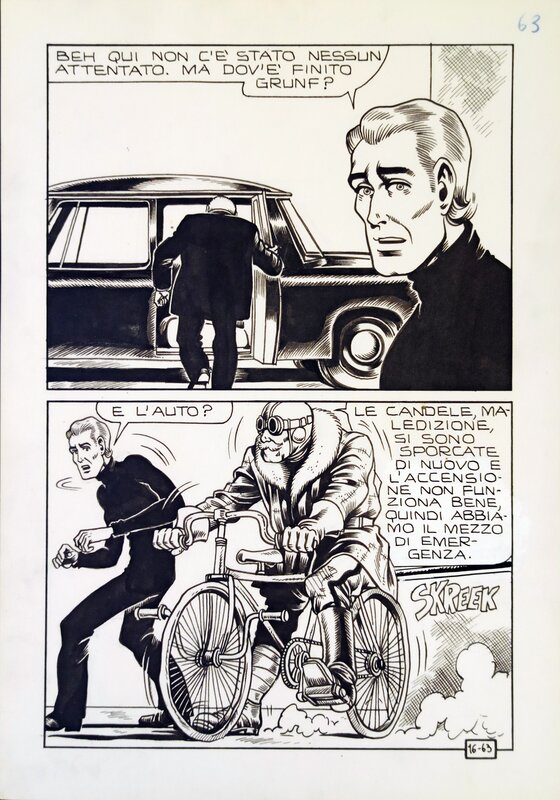 Magnus, Alan Ford - Un voto per Notax - Planche originale