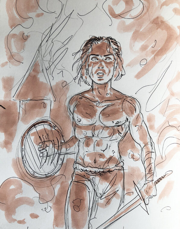 Christophe Picaud, Jean-Charles Gaudin, L'assassin royal (tome 3) - Sketch