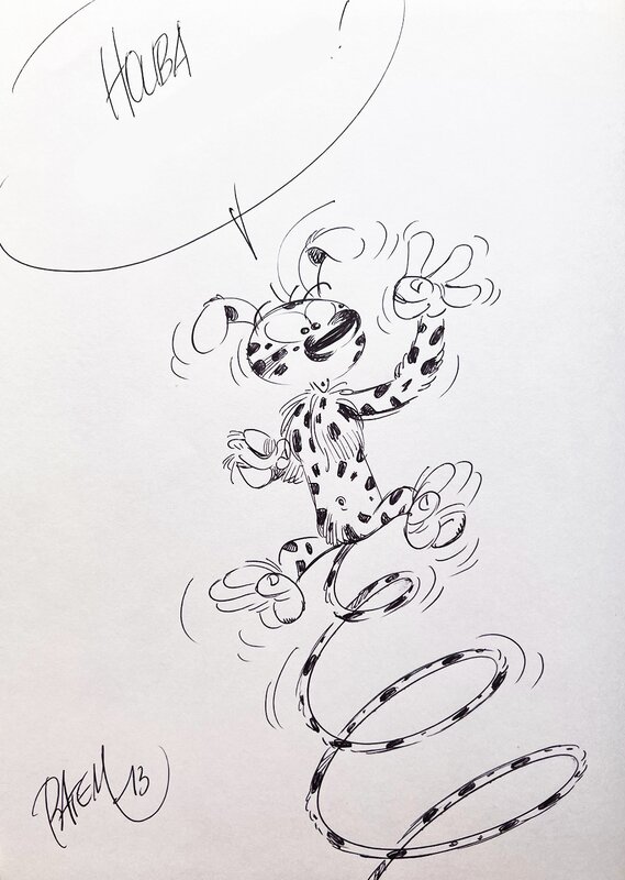 Batem, Yann, André Franquin, Marsupilami (tome 2) - Dédicace