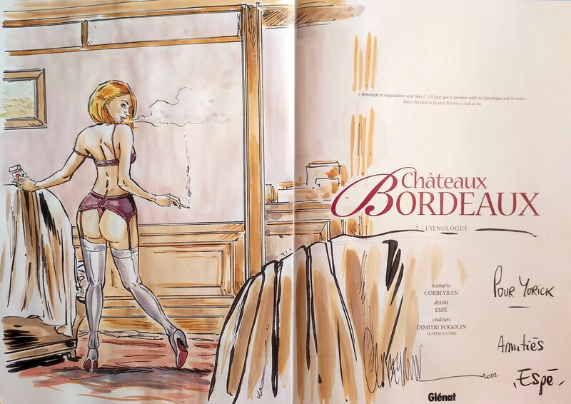 Espé, Eric Corbeyran, Châteaux Bordeaux T.2 L'oenologue - Sketch