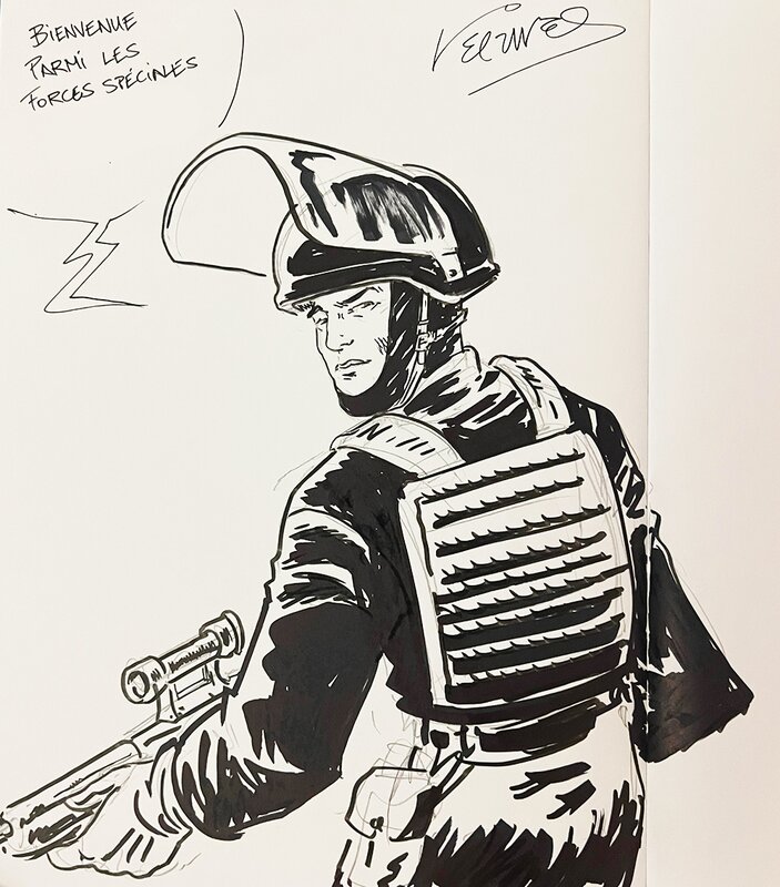 Marc Védrines, Forces spéciales - chasse à l'homme dans les Balkans - Sketch
