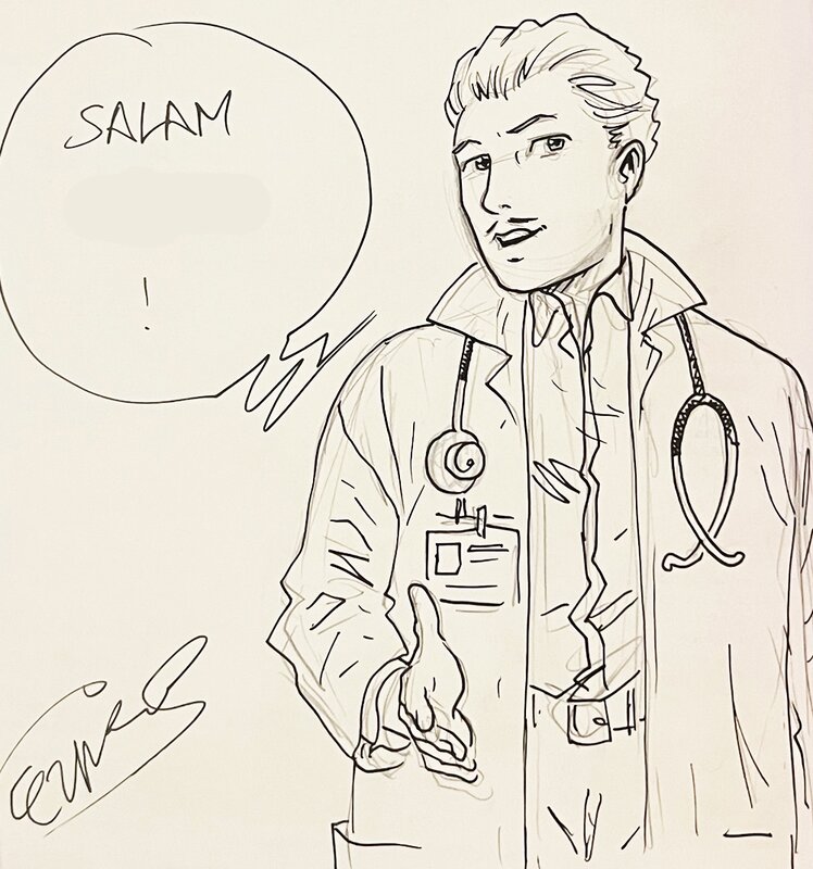 Salam toubib by Marc Védrines, Claire Dallanges - Sketch