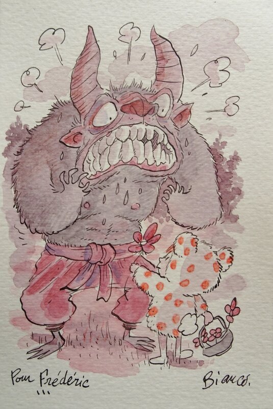 La colère !!! by Guillaume Bianco - Original Illustration