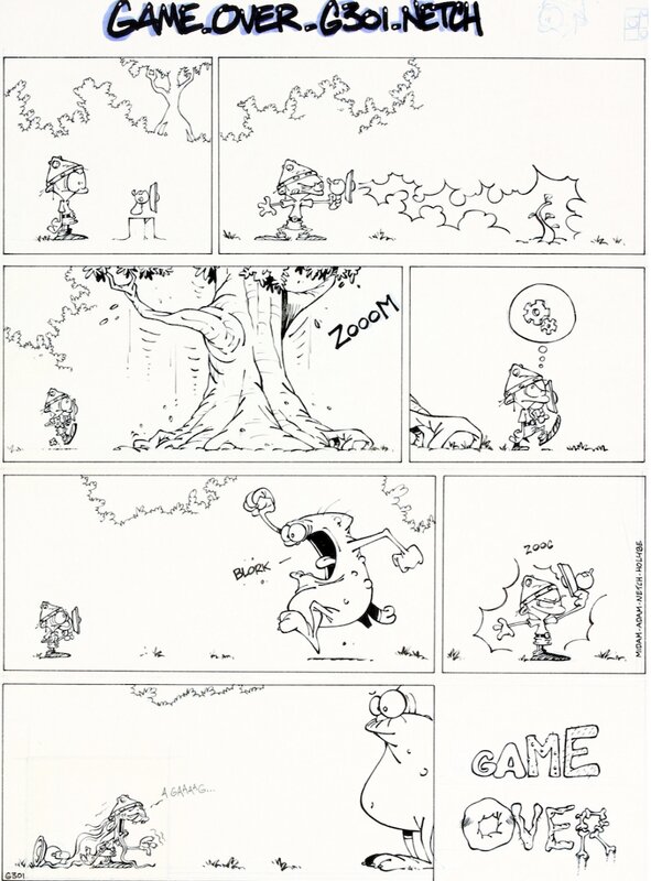 Game Over by Midam - Comic Strip