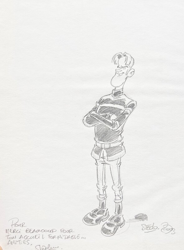 Stédo, Christophe Cazenove, Les Pompiers (tome 1) - Sketch