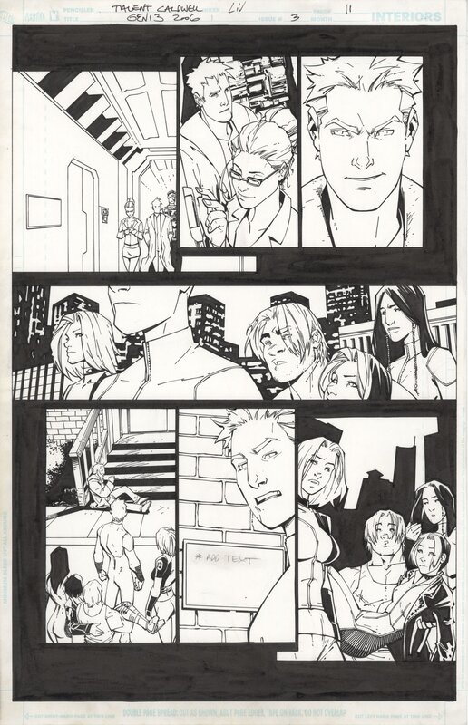 Gen 13 V4 #3 p11 par Talent Caldwell, John Livesay - Planche originale