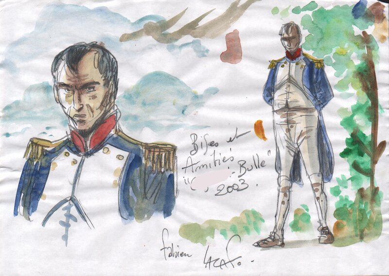 Fabien Lacaf (Napoléon Bonaparte) - Original Illustration