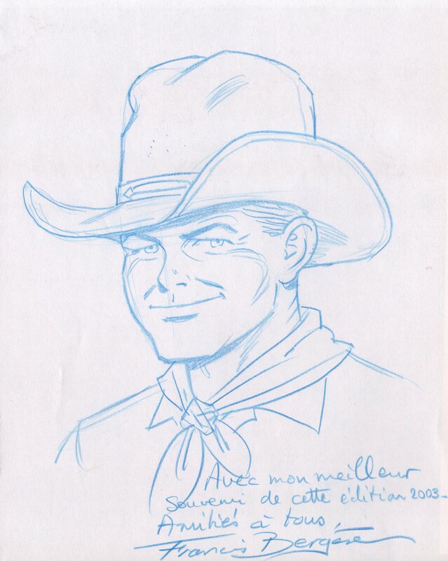 Francis Bergèse, Sonny Tuckson (Buck Danny) - Sketch