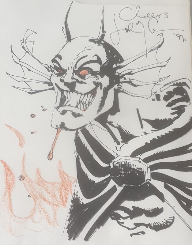 Demon Etrigan by John McCrea - Sketch