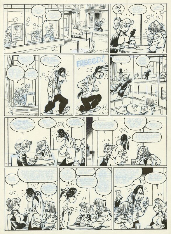 Ben Radis, Max et Nina - T3 planche 44 - Planche originale