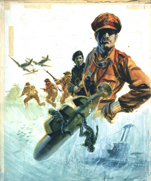 Graham Coton | 1971 War Picture Library 0616 False Pretences - Original Cover