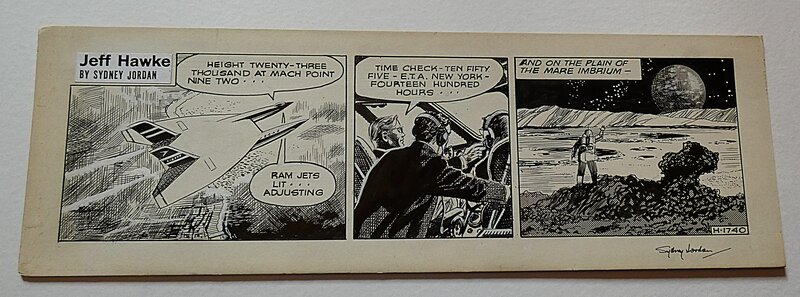 Sydney Jordan, Jeff Hawke formidable série de science ficition. - Comic Strip