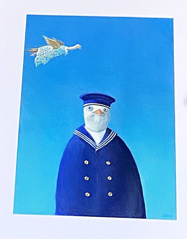 Mon ami Christian by SOWA - Original Illustration