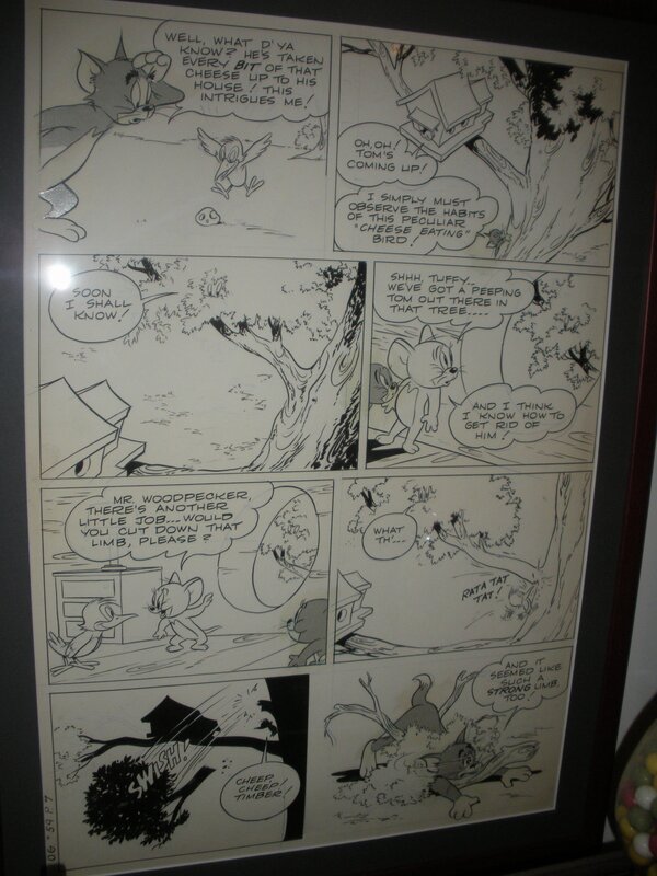 Harvey Eisenberg, Harvey EISEMBERG, Tom & Jerry 1949 - Planche originale