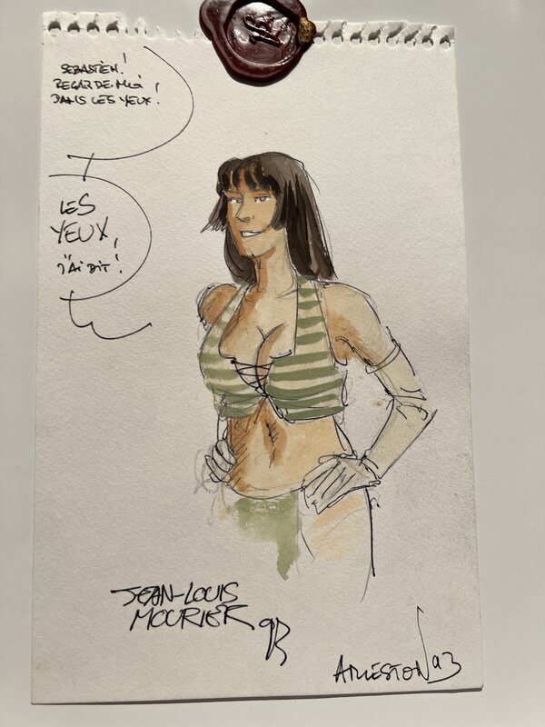 Les Feux d’Askell by Jean-Louis Mourier, Scotch Arleston - Sketch