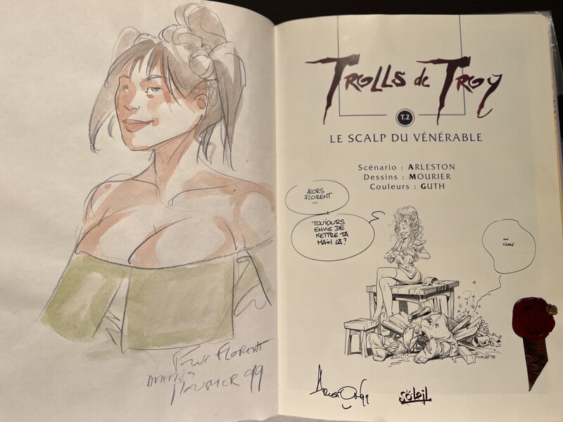 Trolls de Troy par Jean-Louis Mourier, Scotch Arleston - Dédicace