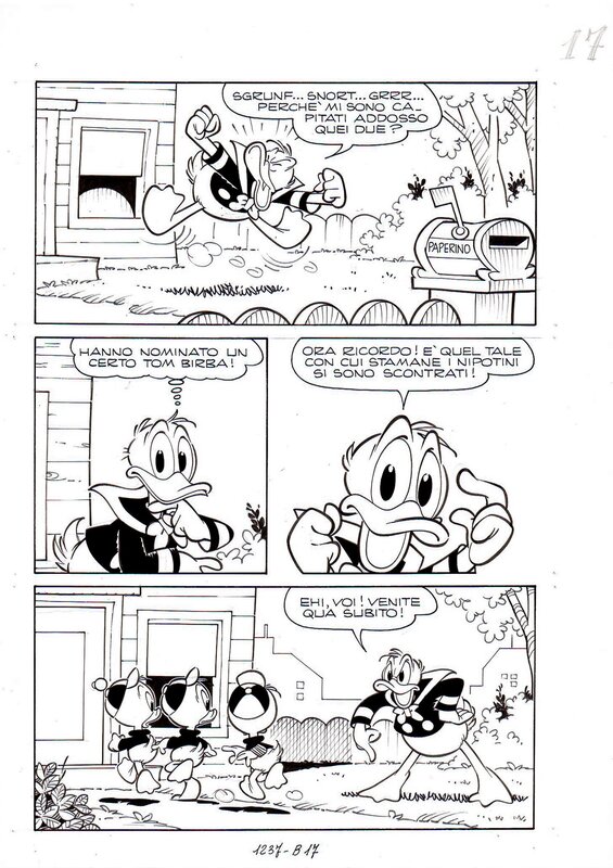 Massimo De Vita, Paperino e le pillole d'assalto p.17.jpg - Planche originale