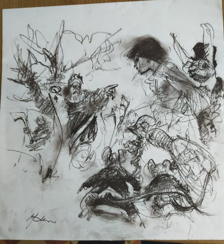 Alice by René Follet - Original art