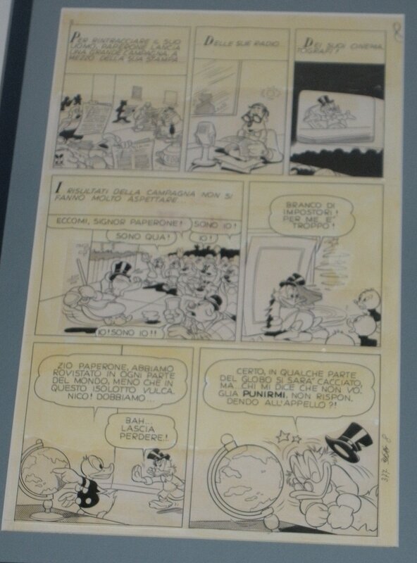 Romano SCARPA, Zio Paperone e l'antidollarossera, 1957 - Comic Strip