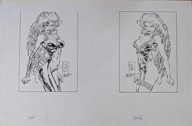 Marc Silvestri, Matt Banning, A Cyber Force Summer #OH3 : Misery - Original Illustration