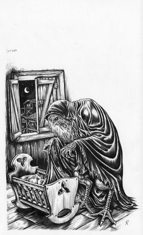 Raúlo Cáceres, Vampiros ''Guajona'' - Original Illustration
