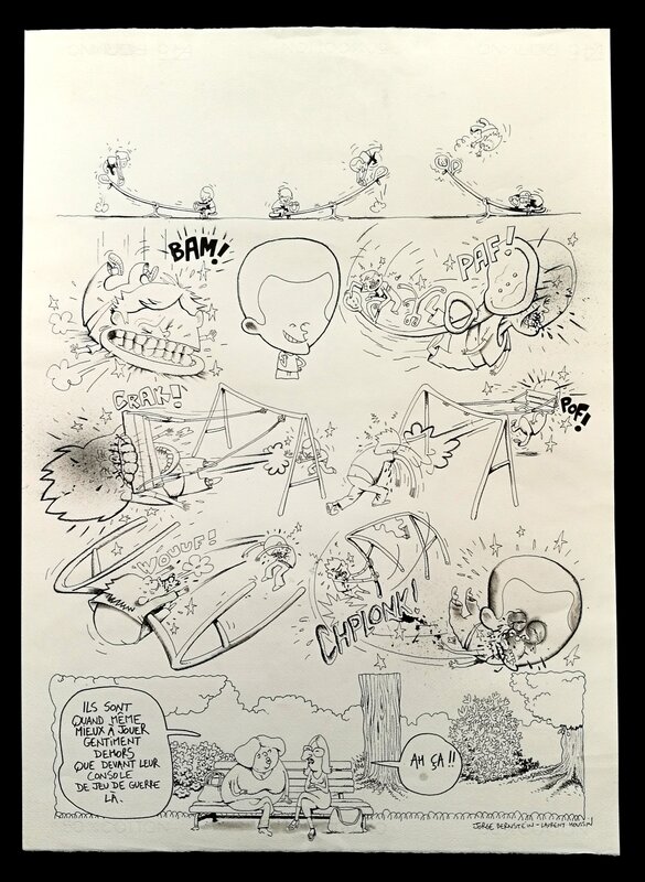 For sale - Laurent Houssin, Park attraction real 3D - Comic Strip