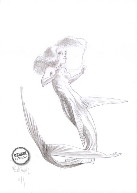 Sirène by Claire Wendling - Sketch