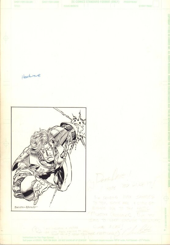 Chris Batista, Jeff Albrecht, Cyber Force All-Chromium #37 : Heatwave - Original Illustration