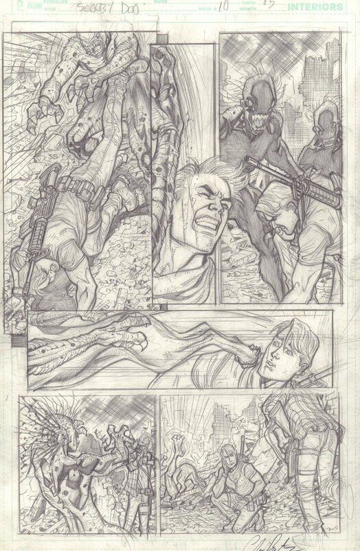 Chris Batista, Scooby Apocalypse #10 P11 Prelim - Œuvre originale