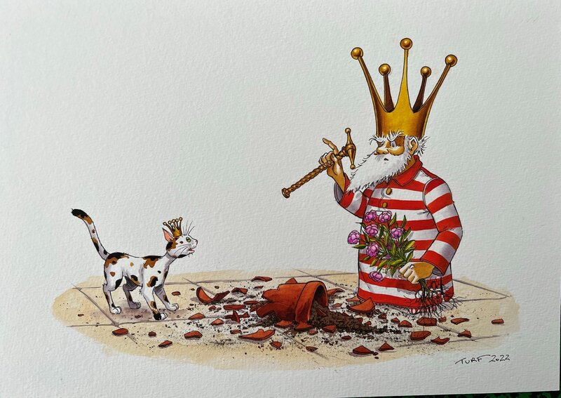 Turf - Bad Kitty - Original Illustration