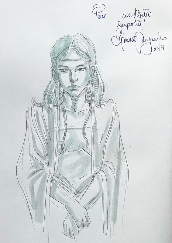 Aliénor (tome 4) by Simona Mogavino - Sketch