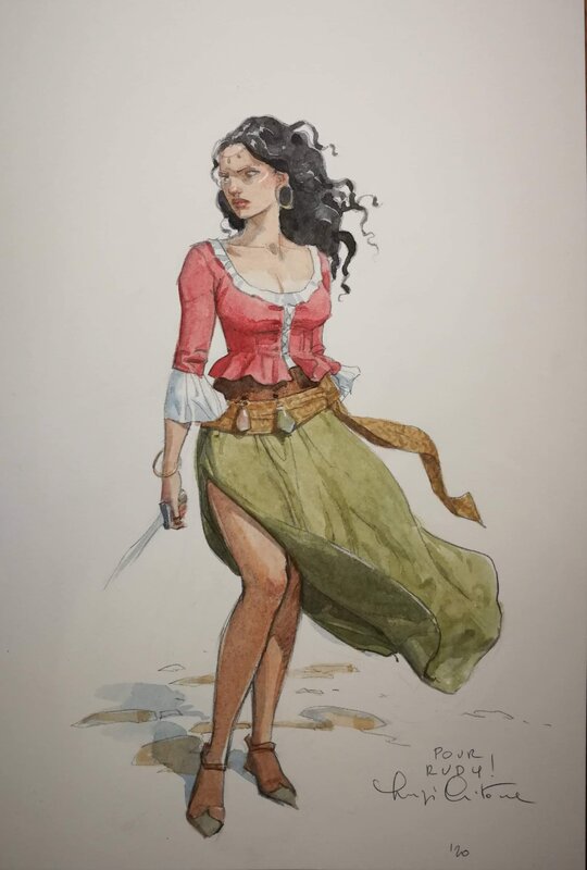 Mejai by Luigi Critone - Original Illustration