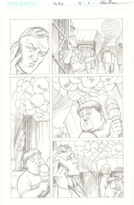 The Boys #46 p10 par Russ Braun - Planche originale