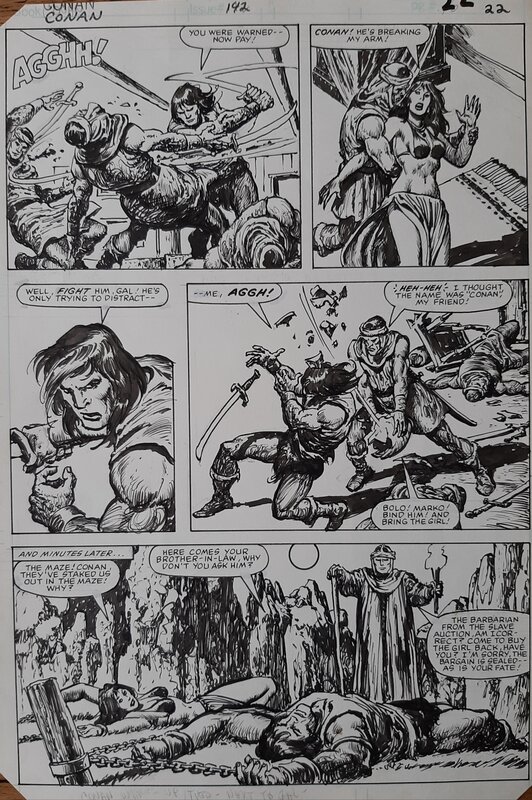 Conan The Barbarian by John Buscema, Ernie Chan - Comic Strip