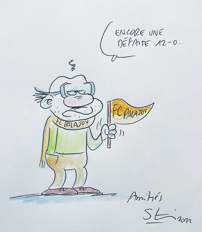 Sti, Les Foot-maniacs (tome 19) - Dédicace