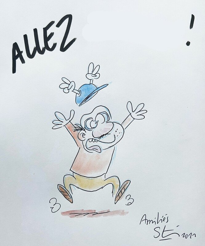 Sti, Les Foot-maniacs (tome 20) - Dédicace