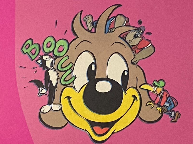 Édition Vaillant, Pif, Éditions Vaillant, tête de Pif, mise en couleur originale, couverture du magazine Pif Gadget. - Mise en couleur